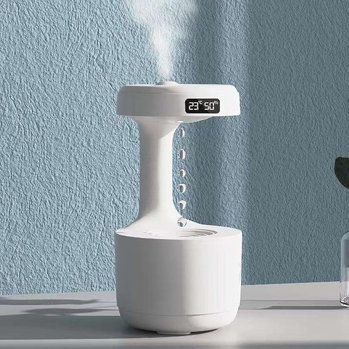 Humidificador Difusor de Aroma Antigravedad 800 ml con LED