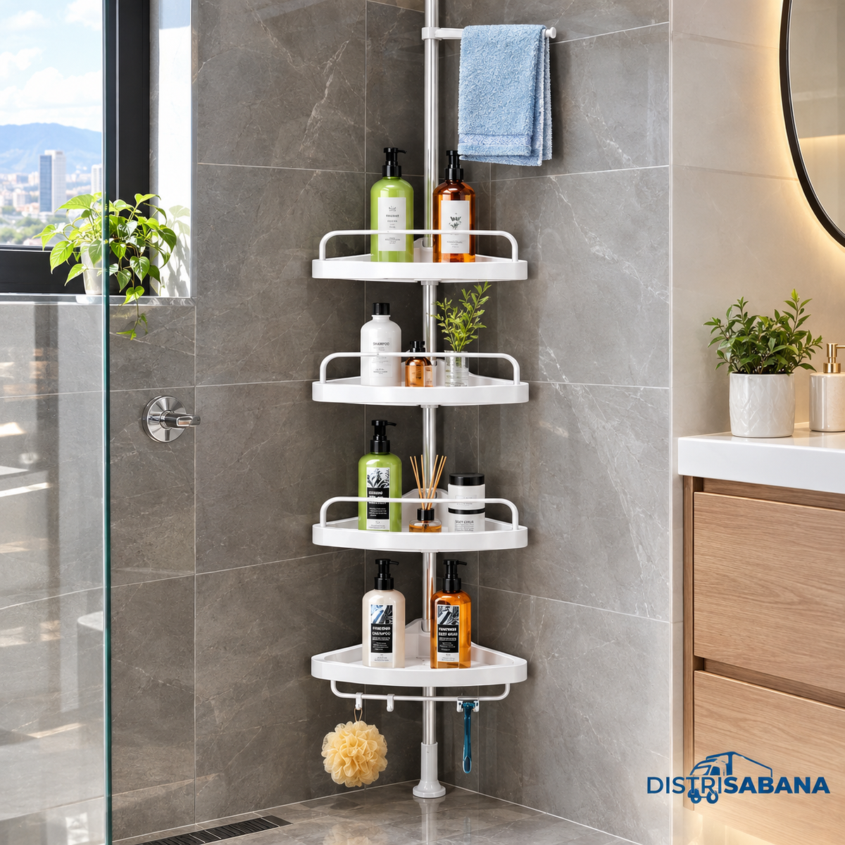 ORGANIZADOR ESQUINERO PARA BAÑOS