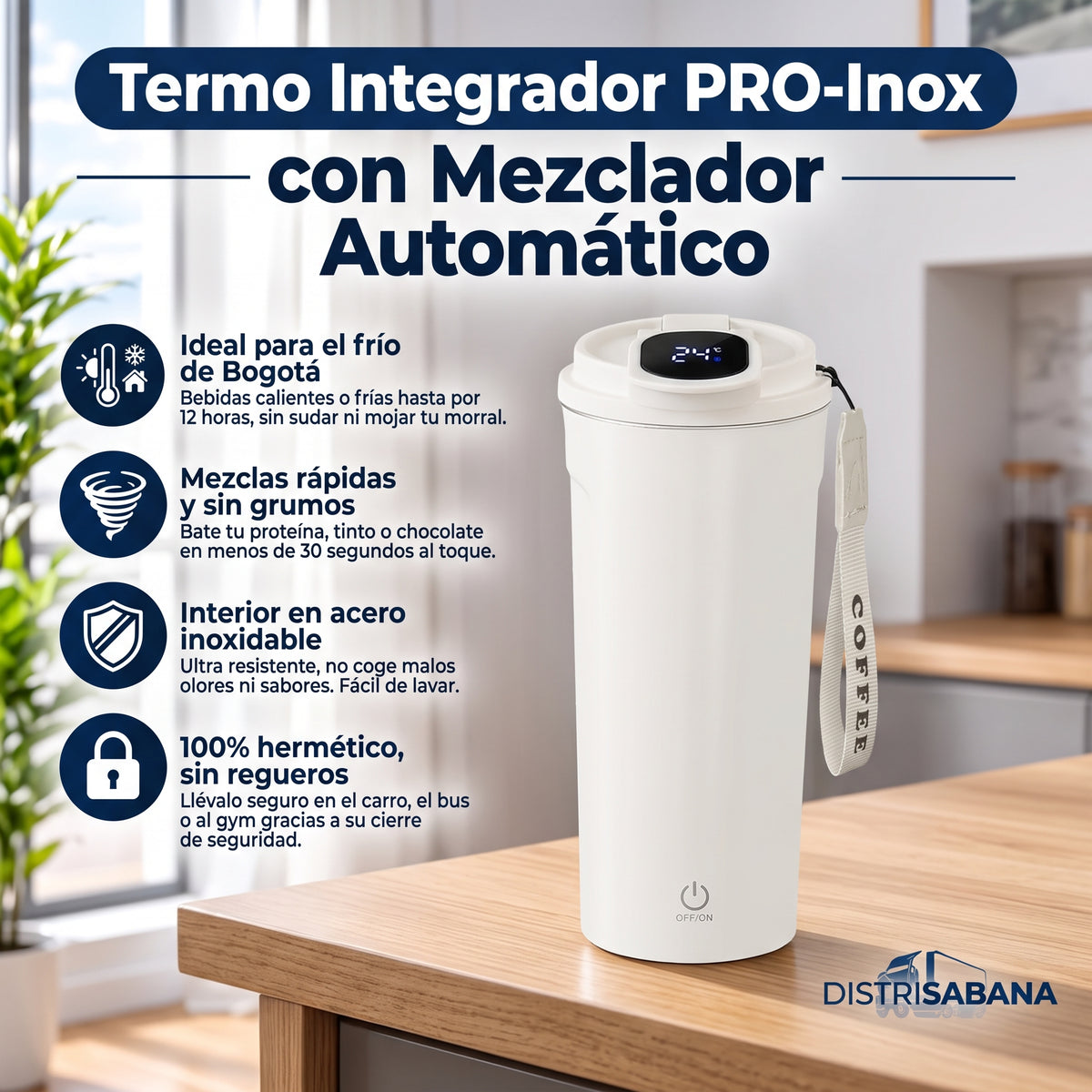 Termo Integrador PRO-Inox (Mezclador Automático)