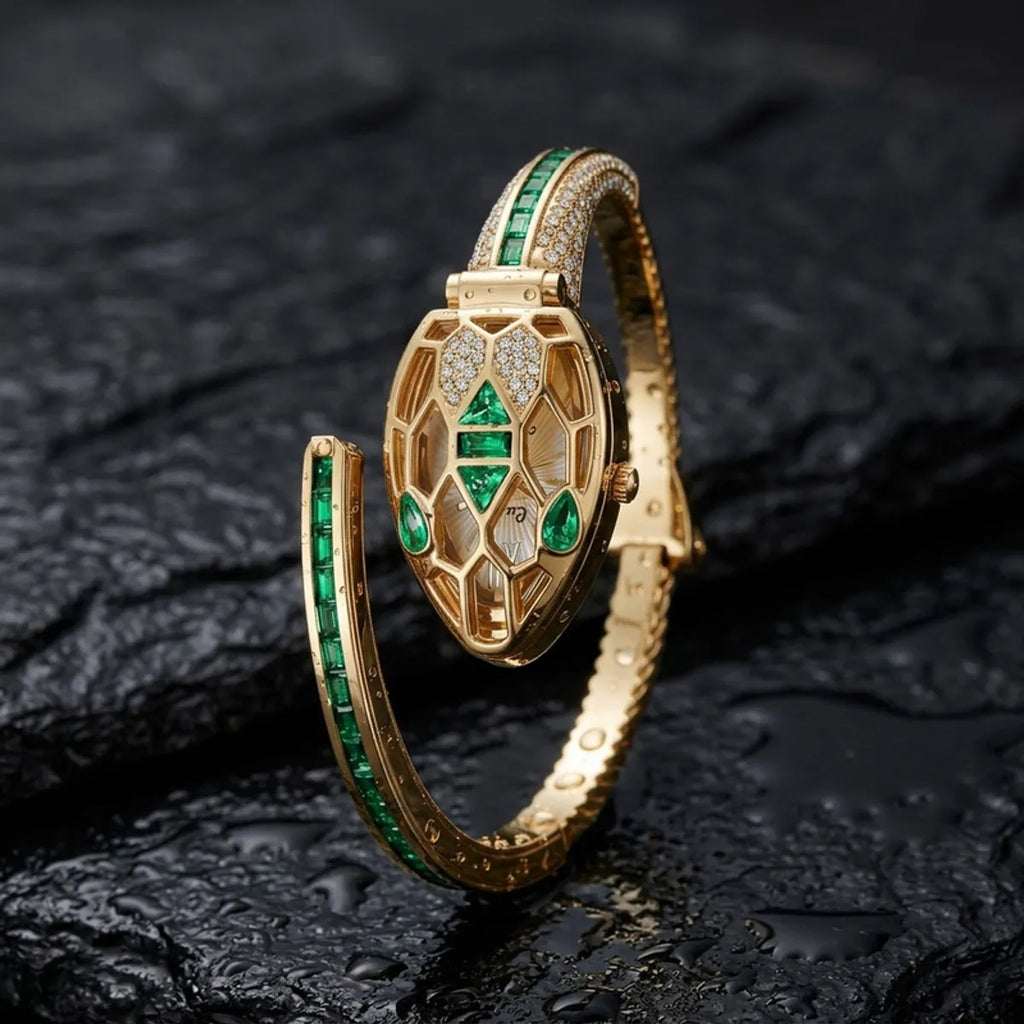 Reloj de Pulsera Femenino Dorado con Resistencia al Agua 3 ATM