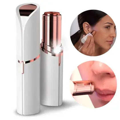 Depiladora Facial Eléctrica Luz LED (Depilación Indolora y Precisa)
